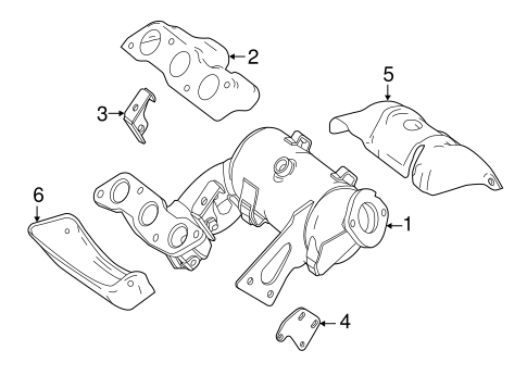 Exhaust Manifold for 2014 Smart Fortwo #0