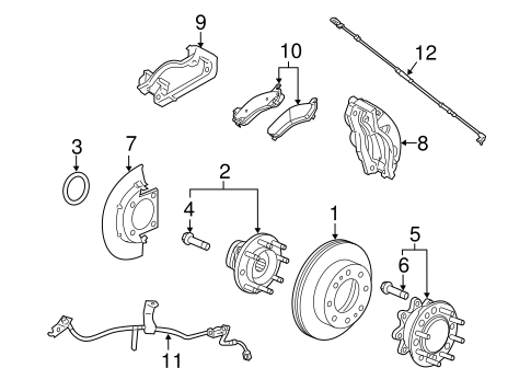 Brakes/Front Brakes for 2013 GMC Sierra 3500 HD #3