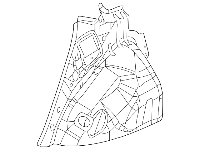 22670190 Деталь INNER WHEELHOUSE, LEFT
