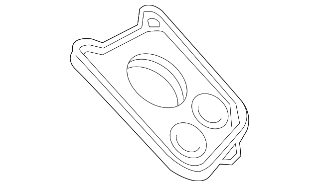 LR035757 Деталь REAR COVER, LEFT