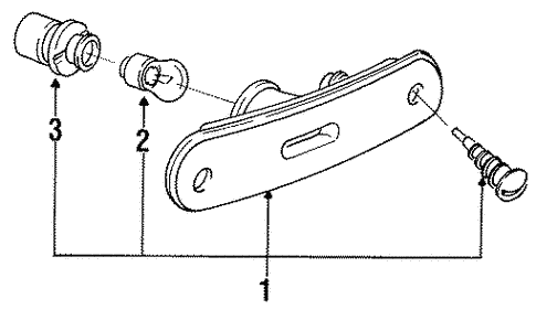 Side Marker Lamps for 1993 Mazda MX-3 #0