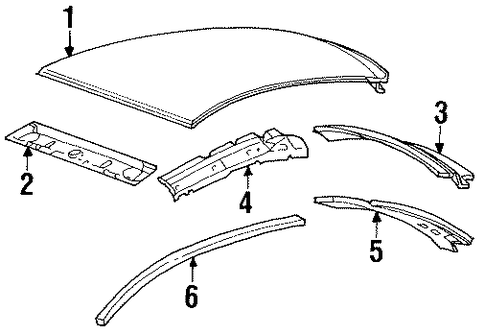 Cougar EXTERIOR TRIM - ROOF
