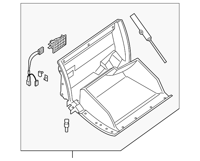 996-552-119-00-01C Деталь GLOVE BOX ASSY