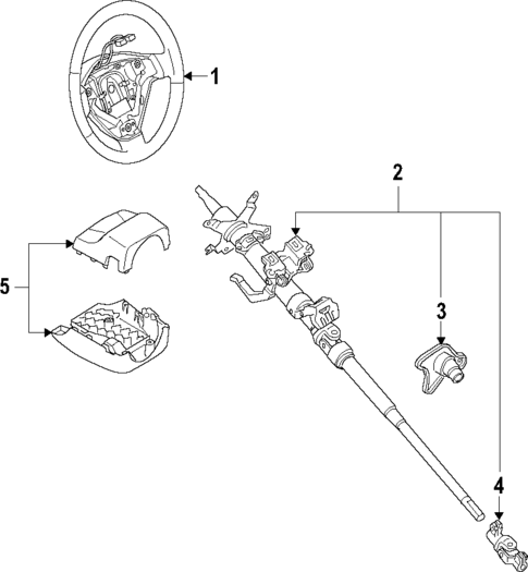 Steering Column for 2012 Mazda MX-5 Miata #0