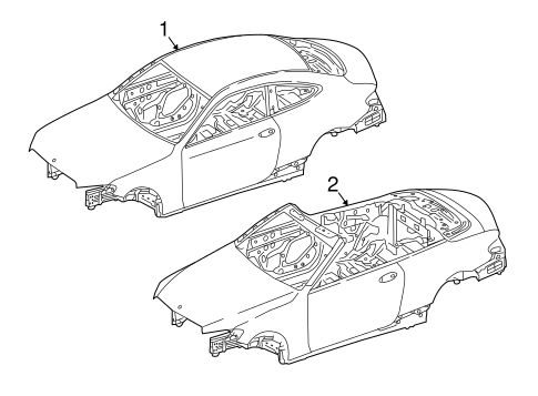 Body Shell for 2019 Mercedes-Benz C 63 AMG® #1