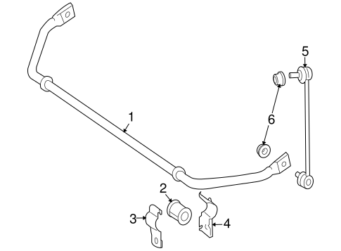 Stabilizer Bar & Components for 2014 Smart Fortwo #0