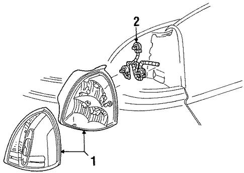 Town Car TAIL LAMPS