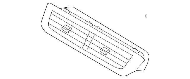 8S4Z-19893-AF Деталь DEFROSTER GRILLE