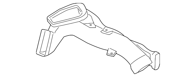 8S4Z-19A843-A Деталь OUTLET DUCT, LEFT