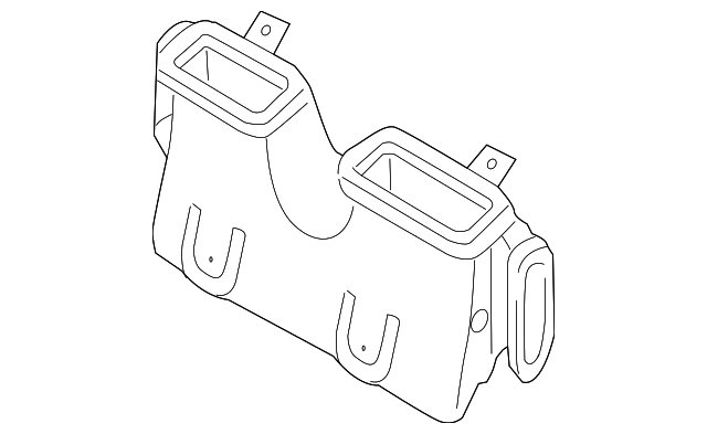8S4Z-19B680-C Деталь DEFROSTER NOZZLE