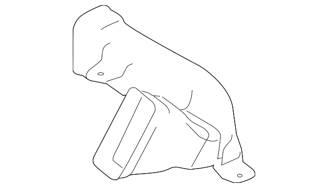 8S4Z-19B680-A Деталь OUTLET DUCT, RIGHT