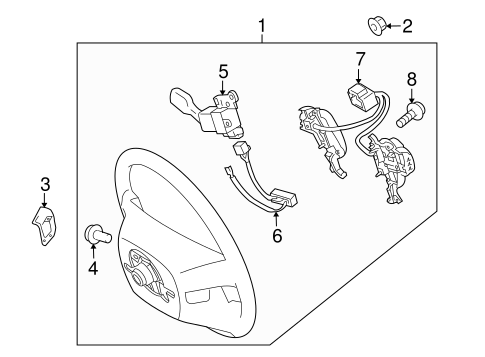 STEERING/STEERING WHEEL & TRIM for 2015 Toyota Sequoia #2