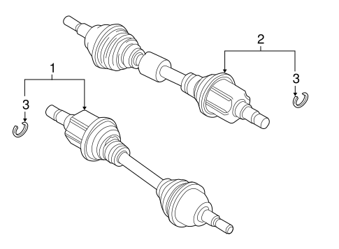 Focus DRIVE AXLES