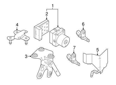 ABS Components for 2011 Volkswagen Jetta #0