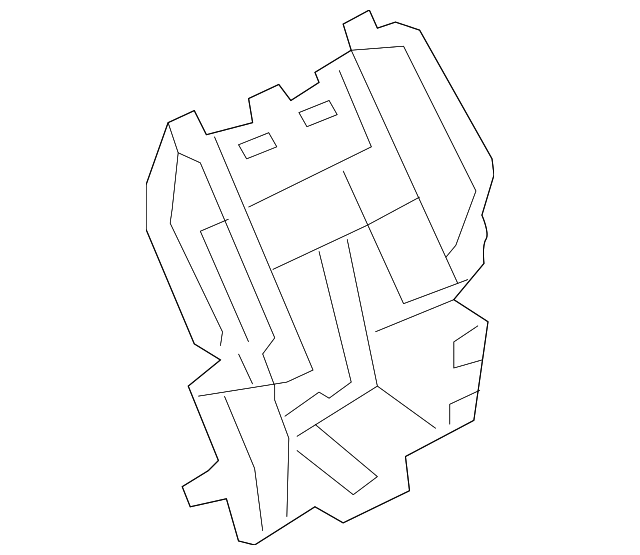 958-553-252-00 Деталь REAR MOUNT BRKT