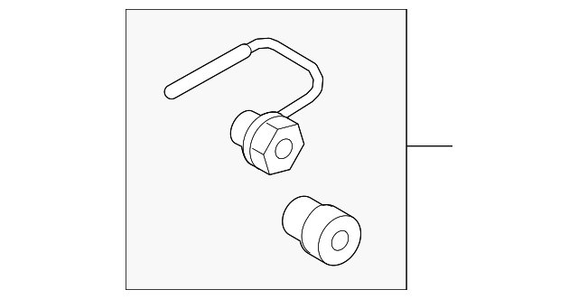 F6SZ1A043A WHEEL LOCK KIT
