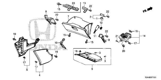 Clip, Tailgate *NH686L* (Warm Gray) Clip, Tailgate *NH686L* (Warm Gray)
