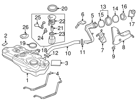 FUEL SYSTEM/FUEL SYSTEM COMPONENTS for 2016 Scion iA #1