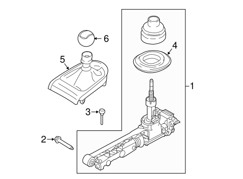Mustang SHIFTER HOUSING 2