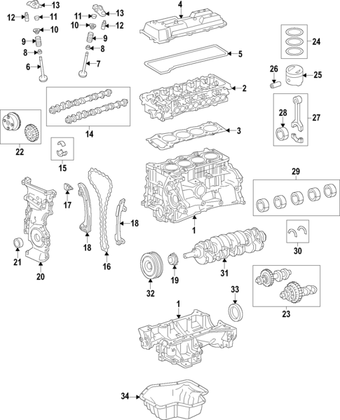 Engine for 2018 Toyota RAV4 #1