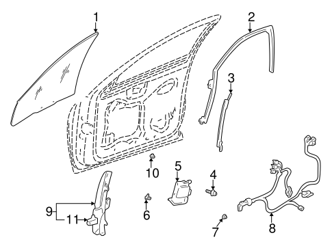 Electrical/Front Door for 2005 Buick LeSabre #1