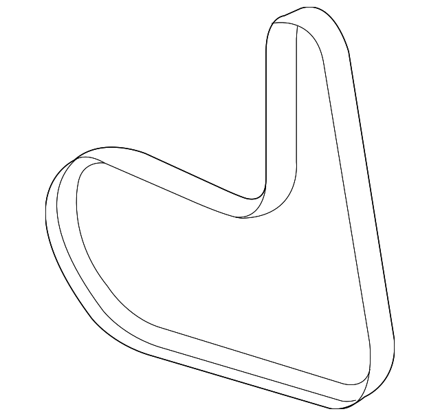 BE8Z-8620-A Деталь SERPENTINE BELT