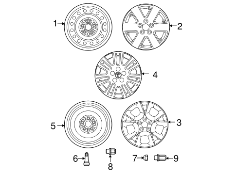 FRONT SUSPENSION/WHEELS for 2006 Toyota Sienna #1