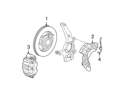 Front Brakes for 2000 Ford F-150 #1