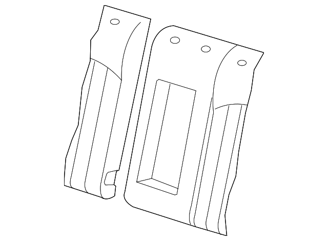 C2S45450SEL Деталь SEAT BACK COVER, LEFT