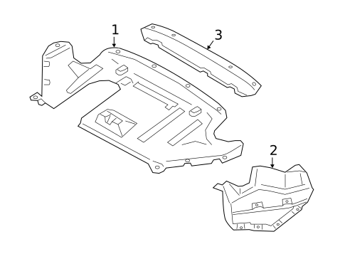 Under Cover & Splash Shields for 2020 BMW M340i #0