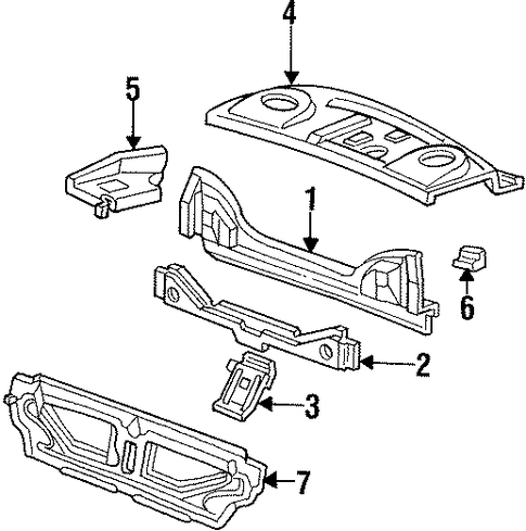 Grand Marquis Задняя часть кузова