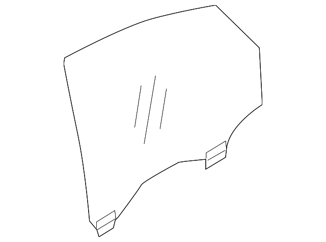 30674295 Деталь DOOR GLASS, RIGHT