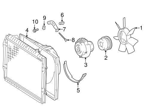 COOLING SYSTEM/COOLING FAN for 2001 Toyota Tacoma #1