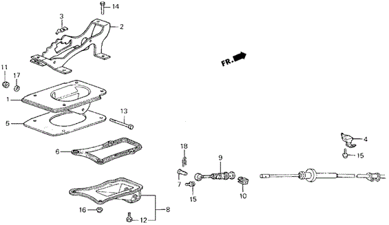 1987 Honda CIVIC SEDAN GL BOLT, HEX. (6X16) - (92101060160A) 1987 Honda CIVIC SEDAN GL BOLT, HEX. (6X16) - (92101060160A)