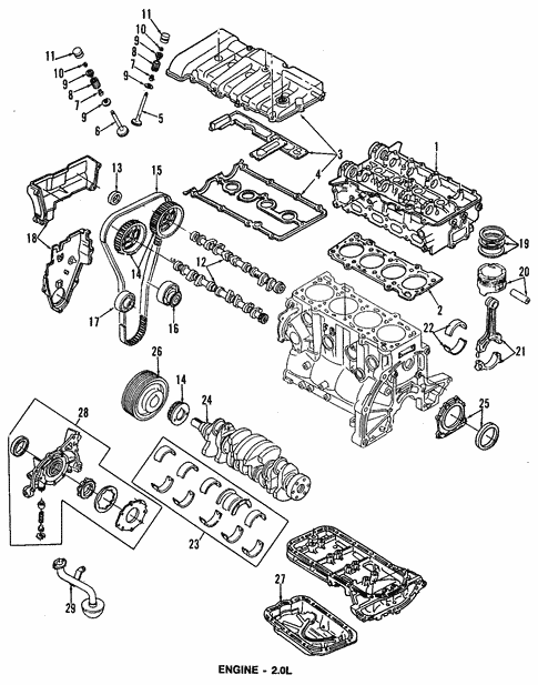 Mounts for 1993 Ford Probe #0