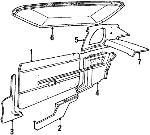 Thunderbird INTERIOR TRIM