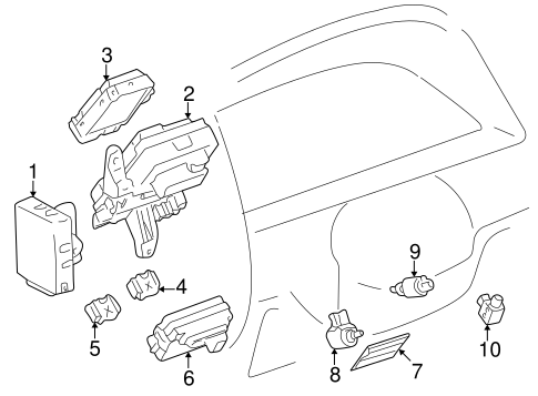 ELECTRICAL/SWITCHES for 1999 Toyota 4Runner #1