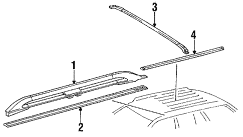 Luggage Carrier for 1995 Mercedes-Benz E 320 #0