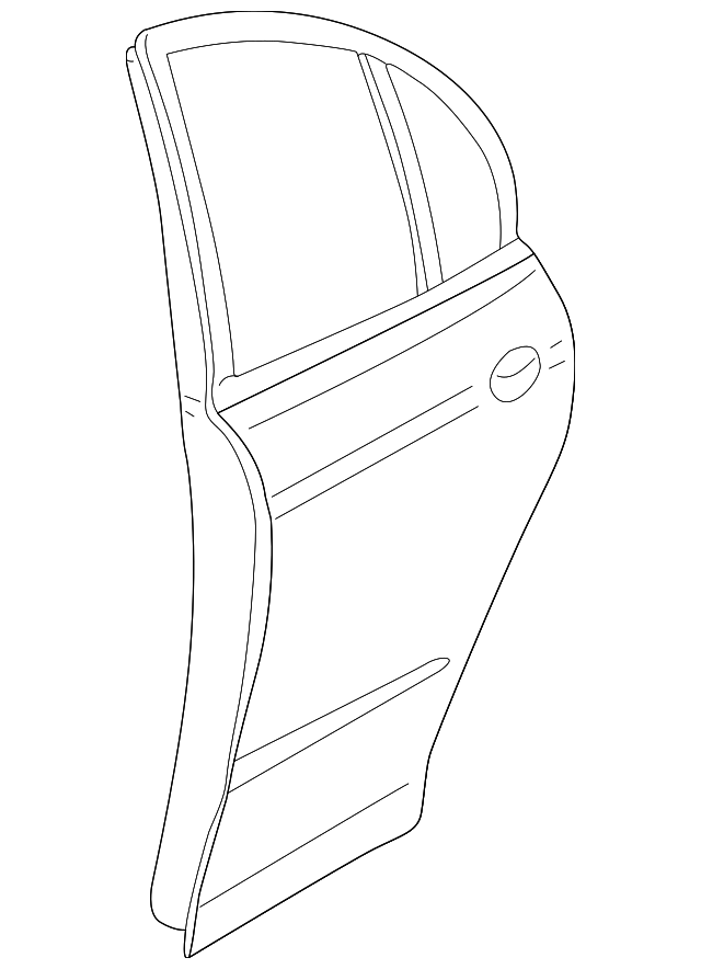 C2S42632 Деталь DOOR SHELL, LEFT