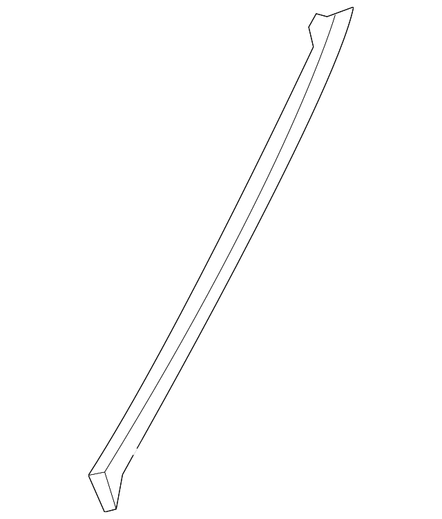 981-537-481-02 Деталь WEATHERSTRIP, LEFT