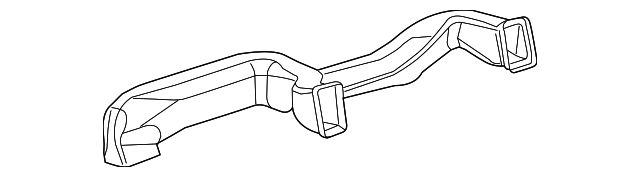 68196634AA AIR OUTLET DUCT, RIGHT