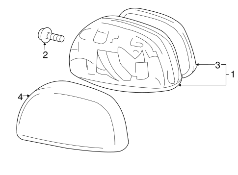 BODY/OUTSIDE MIRRORS for 2008 Toyota RAV4 #1