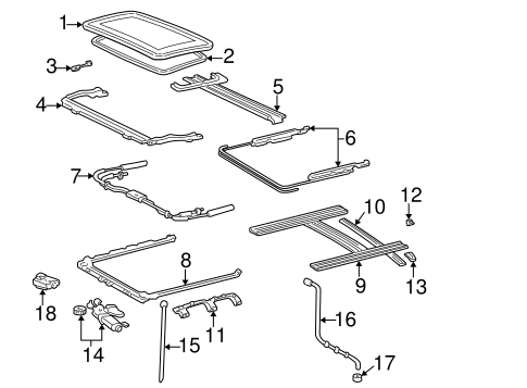 ELECTRICAL/SUNROOF for 2006 Toyota Sequoia #1