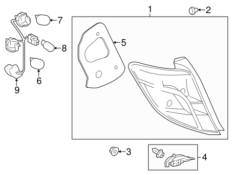 ELECTRICAL/BULBS - CHASSIS for 2012 Toyota Yaris #3