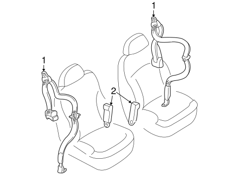 Sonoma FRONT SEAT BELTS