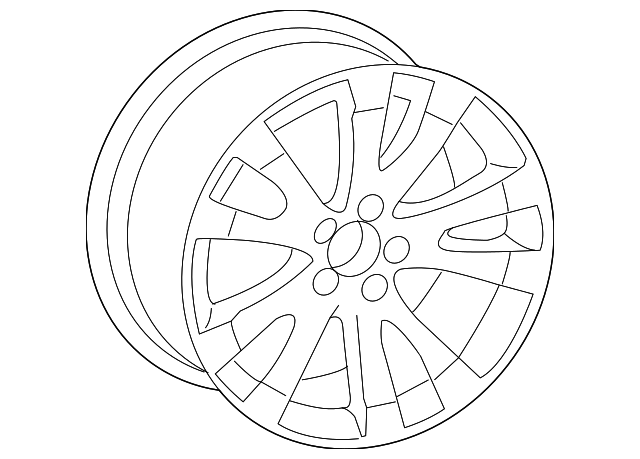 12780244 WHEEL, ALLOY