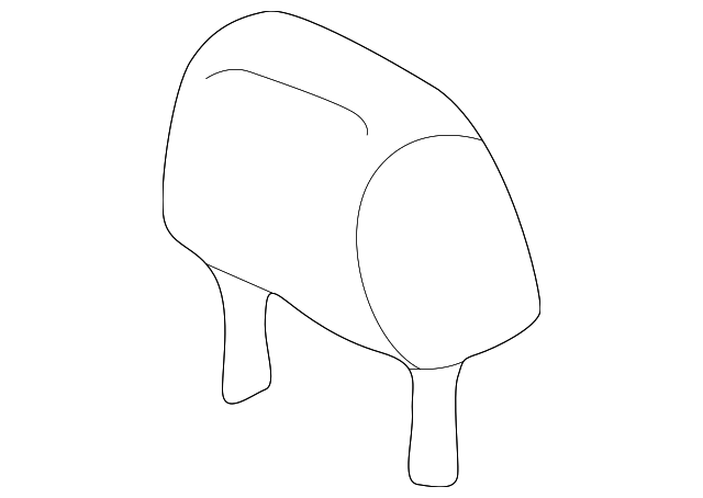 88972587 Деталь HEADREST, LEFT