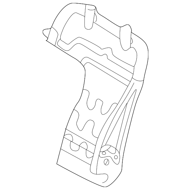 88973877 Деталь SEAT BACK FRAME, LEFT