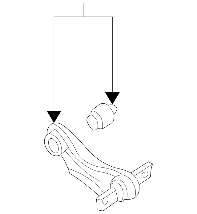 30620785 Деталь TRACK BAR, LEFT