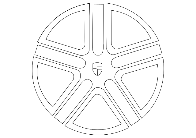 95B-601-025-AC-041 Деталь WHEEL, ALLOY